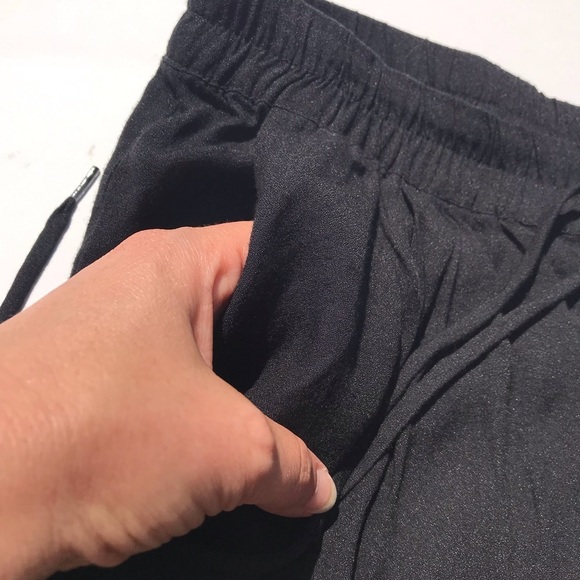 Joie NEW! Womens Black Silk Pants Hatcher Caviar S - Picture 4 of 10